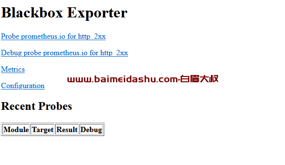 网站监控组件blackbox_exporter