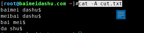 linux cat 命令