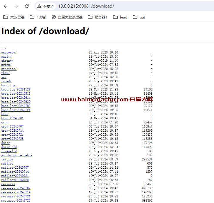 nginx autoindex 案例