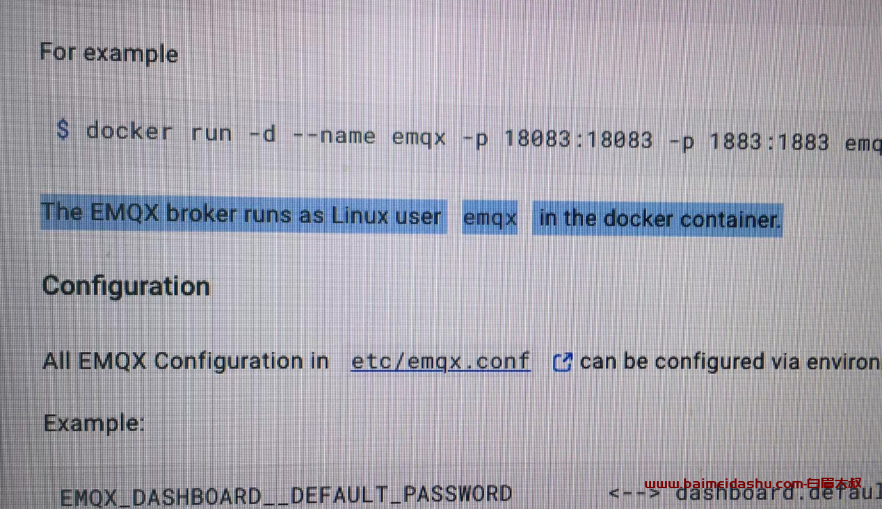 docker mkdir: cannot create directory ‘/opt/emqx/data/configs’: Permission denied