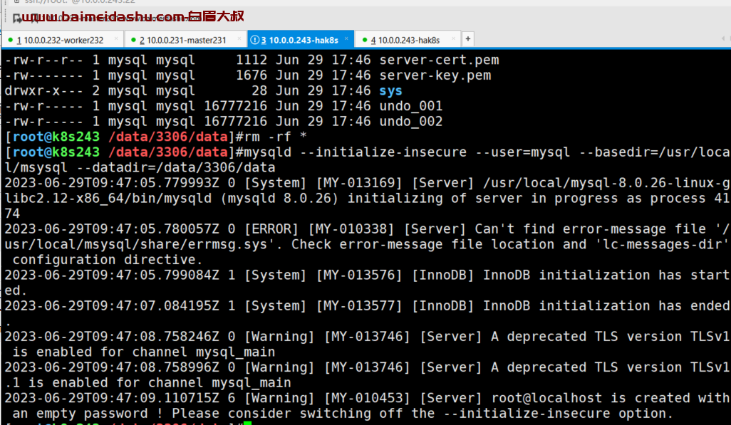 Can’t find error-message file ‘/usr/local/msysql/share/errmsg.sys’.