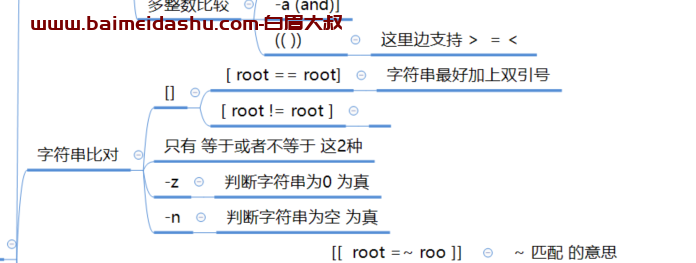 shell if 语句常用的选项