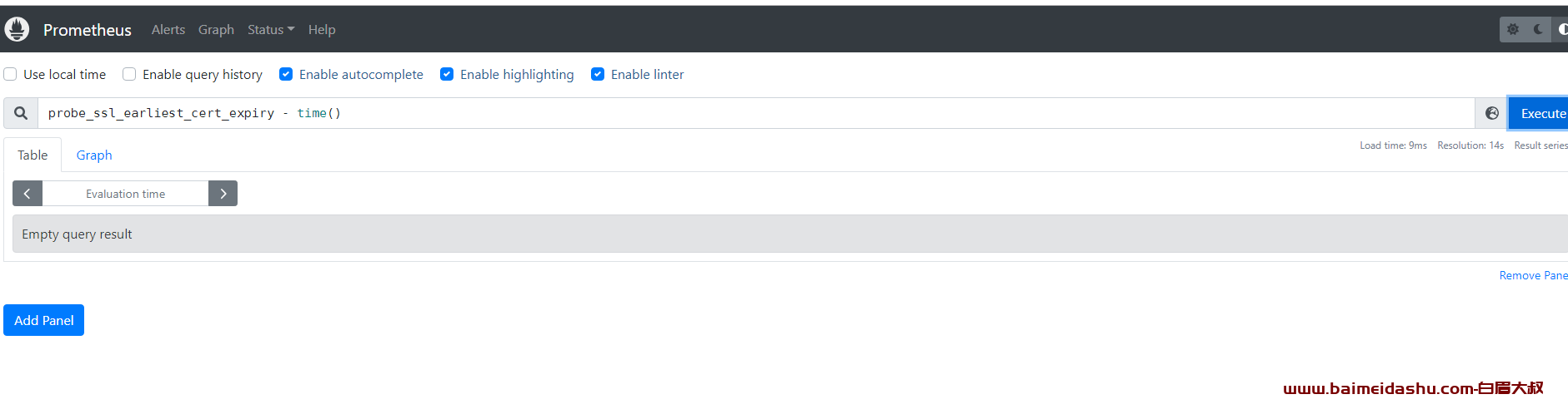 ssl 证书监控 x509-certificate-exporter （自带了，不用添加了）