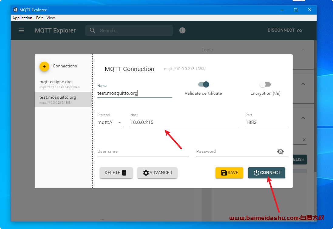 mqtt – mosquitto v1.6 docker版 安装