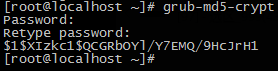 centos设置grub密码