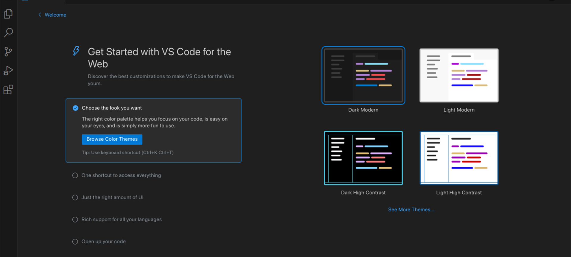 使用 Docker 自托管 VS Code 网页版