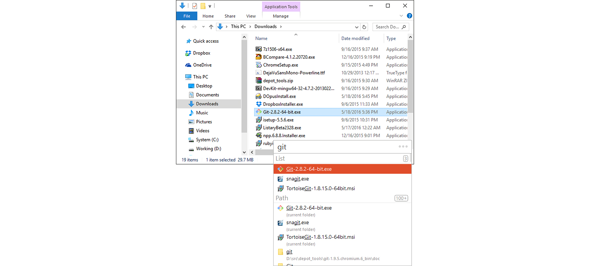 Windows 的高效启动器 Listary