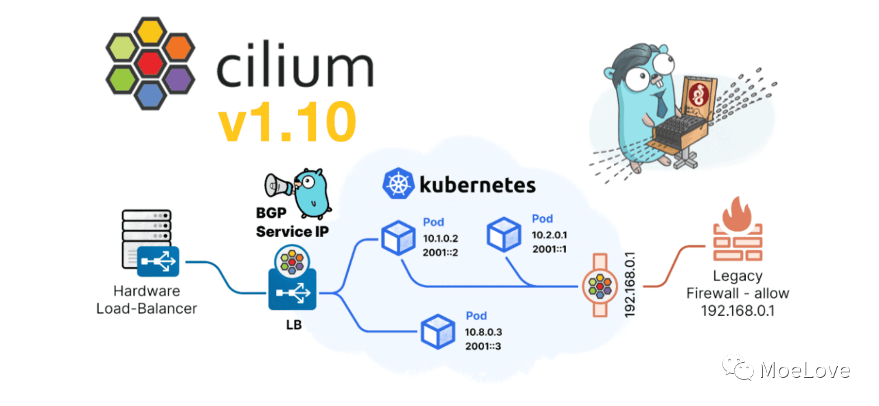 K8S 生态周报| Cilium v1.10.0 有史以来性能最优