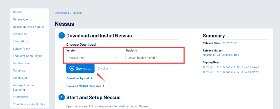 在Docker中安装Nessus