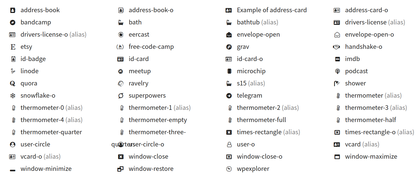 Hexo -6- FontAwesome 4.7.0 中完整的675个图标样式CSS参考