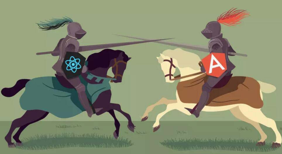 入门前端框架的必备知识点：深度比较React和Angular