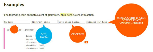 Jquery插件分享之气泡形提示控件grumble.js