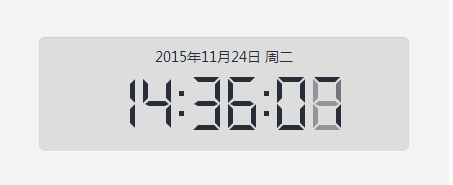 基于jQuery和CSS3制作数字时钟附源码下载(jquery篇)