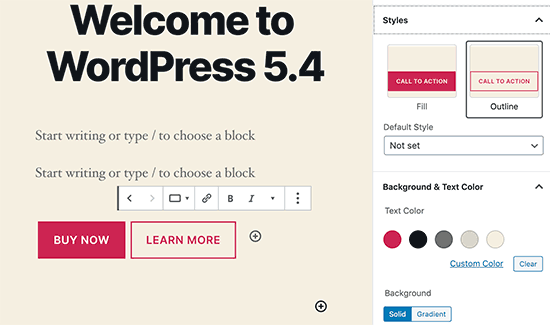 WordPress 5.4 正式版发布，图文演示新功能-WordPress极简博客