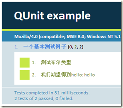 JQuery团队打造的javascript单元测试工具QUnit介绍