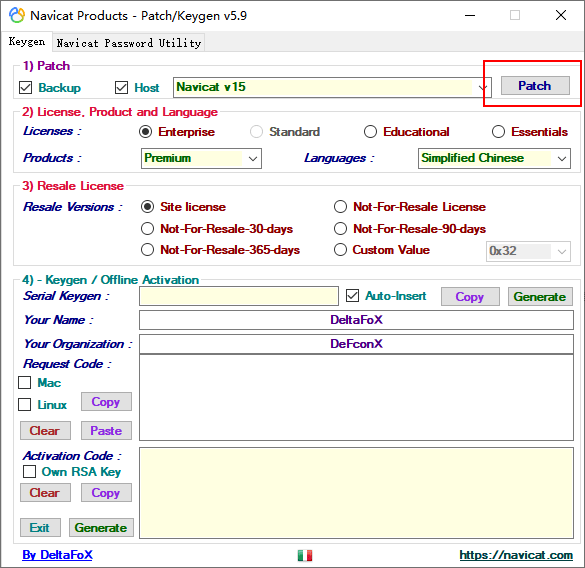 Navicat Keygen Patch