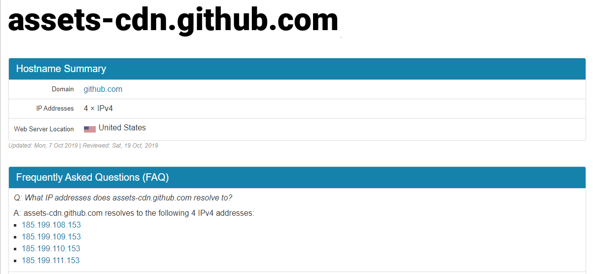 assets-cdn.github.com 对应 IP 结果