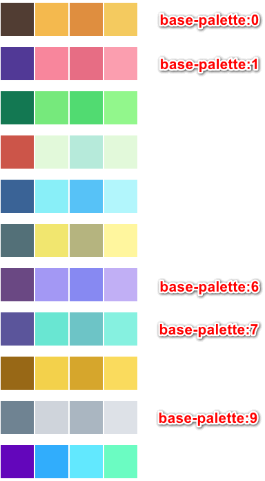 调色板与base-palette值的关系