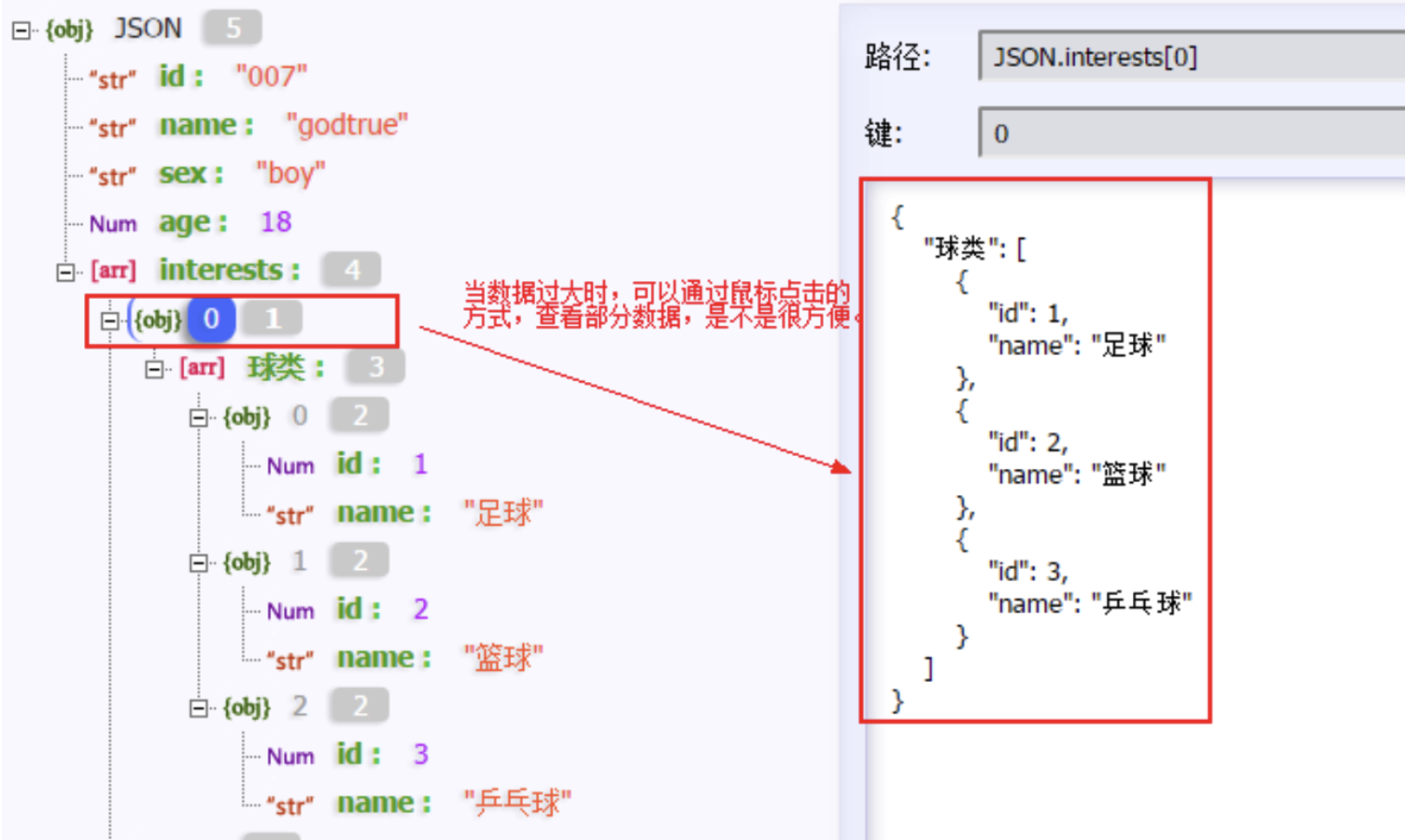 JSON-Handle