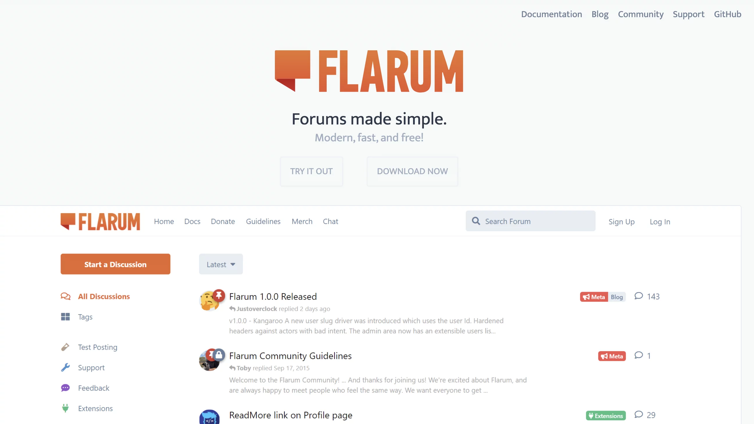 【好玩的Docker项目】10分钟搭建一个高大上的论坛程序——Flarum