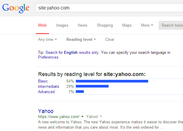 关于 Google 搜索中的 Reading level 和 Verbatim-料网 - 外贸老鸟之路