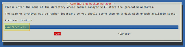 Linux 上使用 backup-manager 进行系统备份