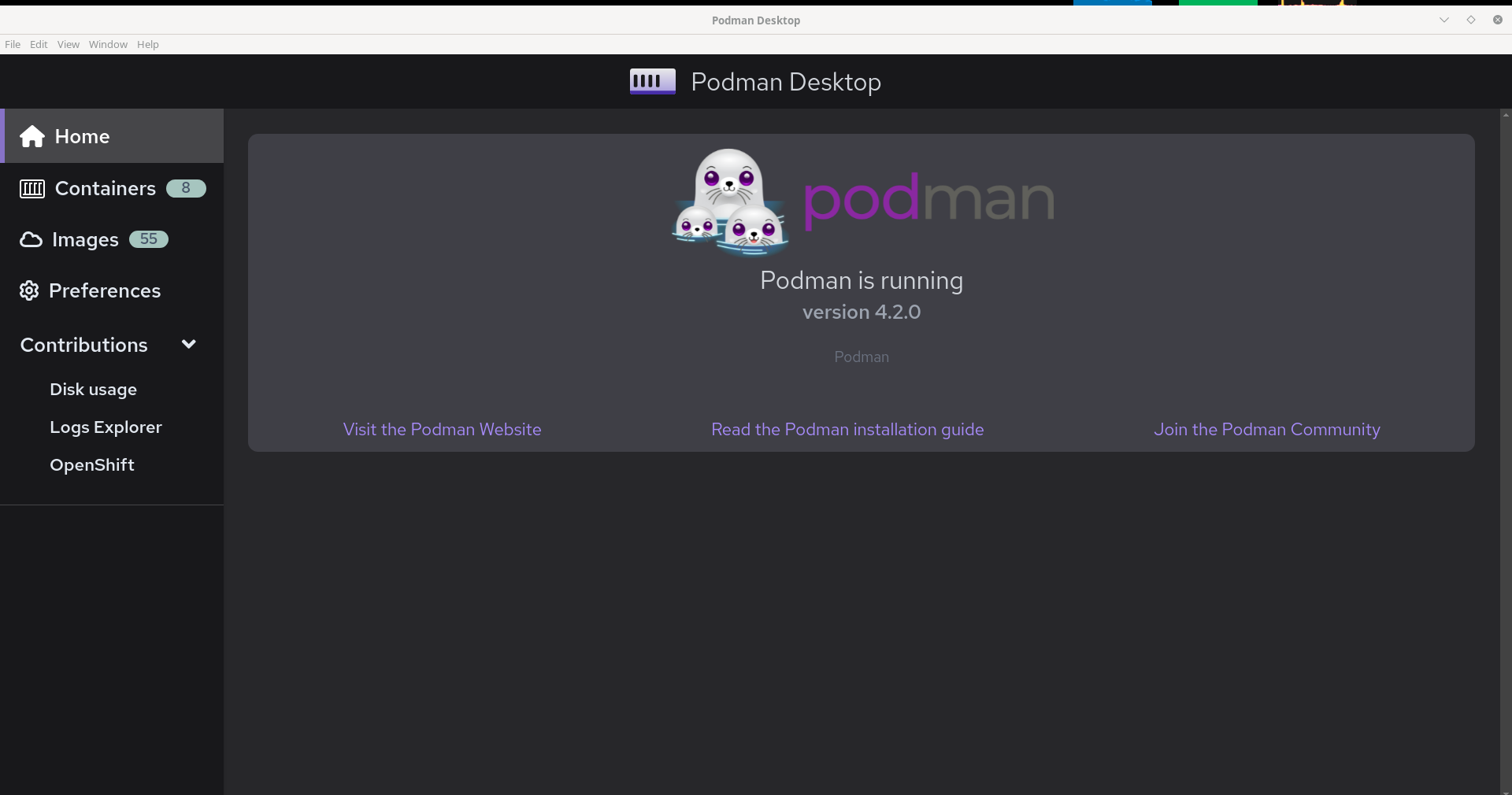 使用 Podman Desktop 在 Fedora Linux 上管理容器