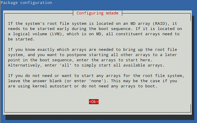 如何使用linux程序mdadm创建软件RAID1软阵列