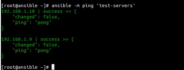 ansible-ping