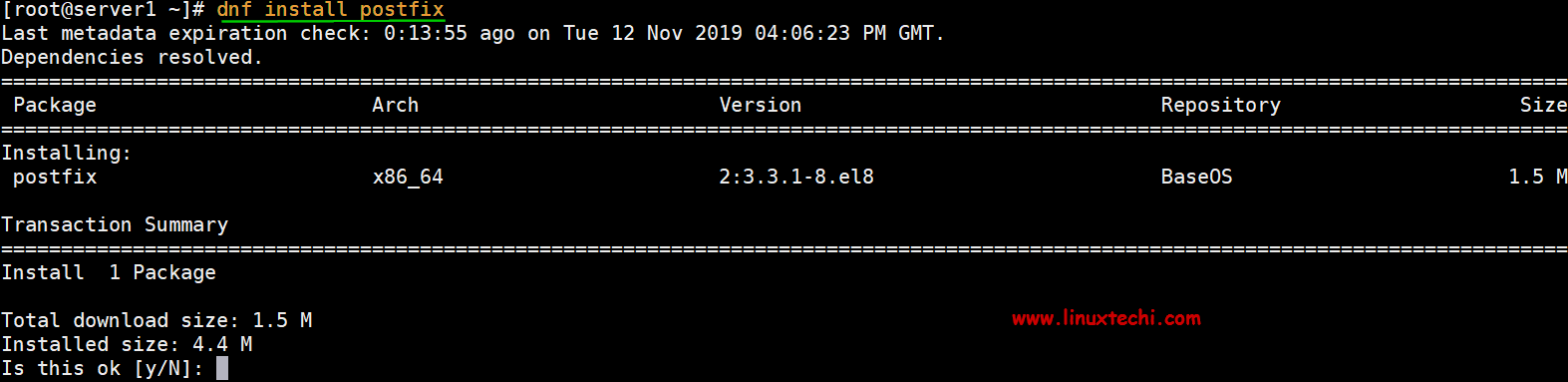 Install-Postfix-Centos8