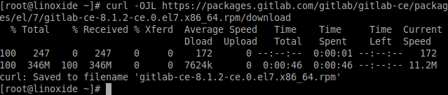 Downloading Gitlab Fedora