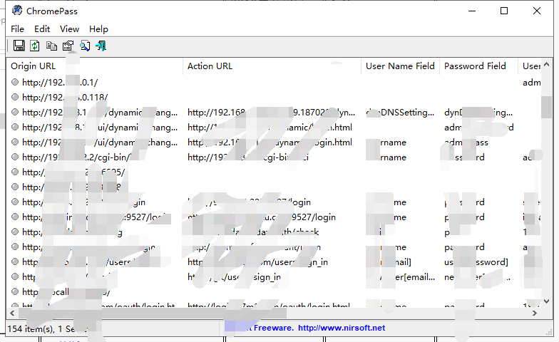 利用ChromePass读谷歌浏览器已保存密码