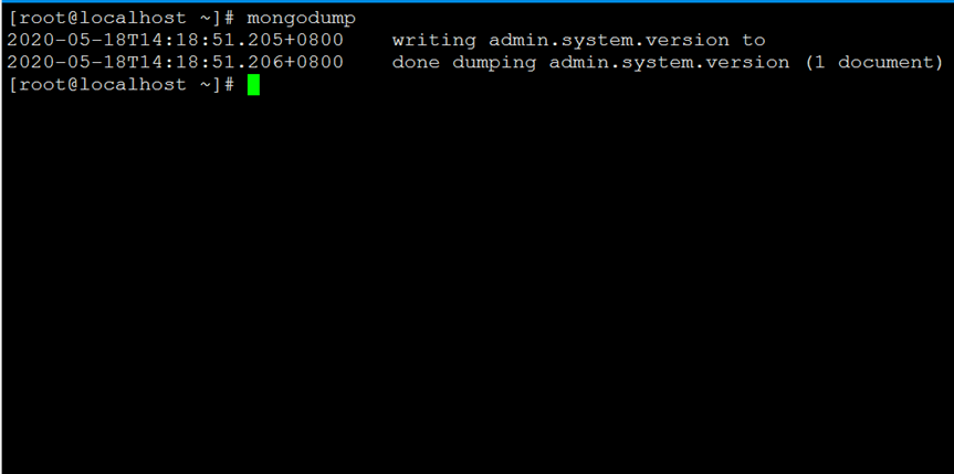 MongoDB 备份(mongodump)与恢复(mongorestore)