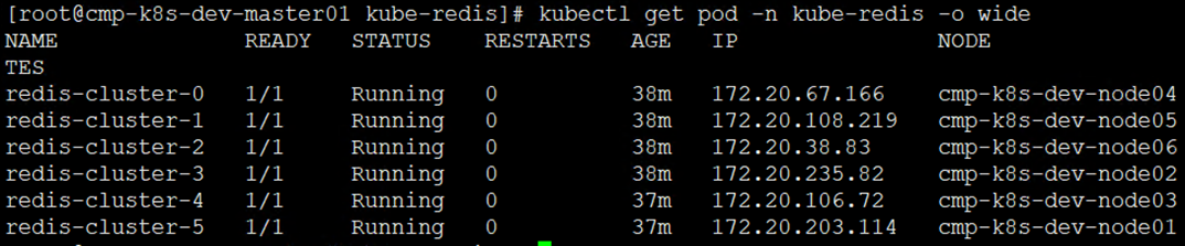 Kubernetes部署Redis集群