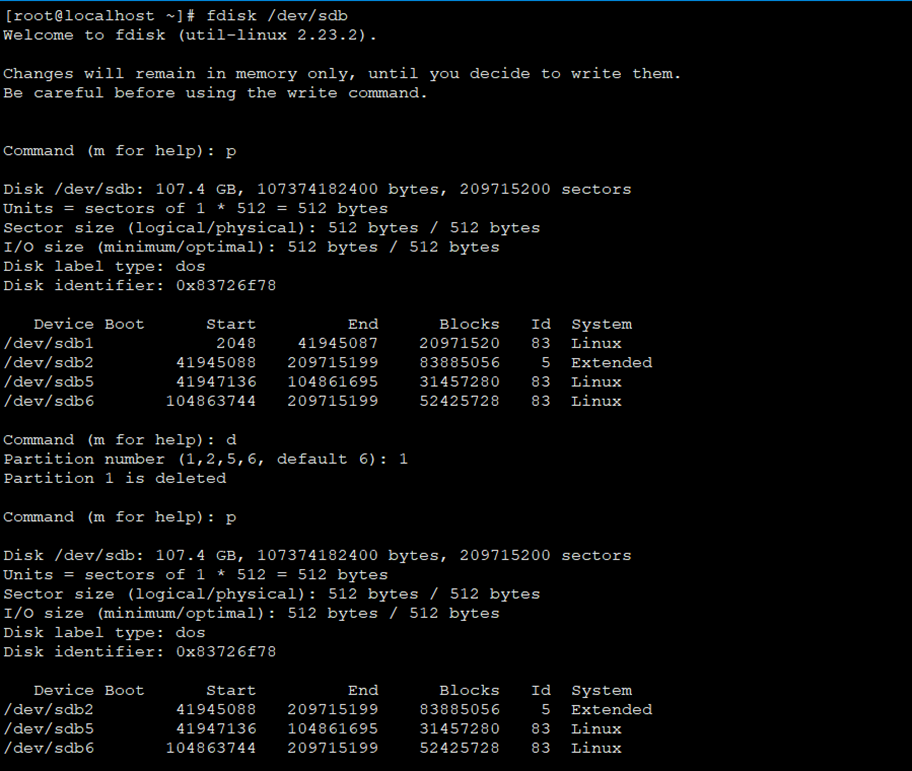 Linux误删磁盘分区恢复