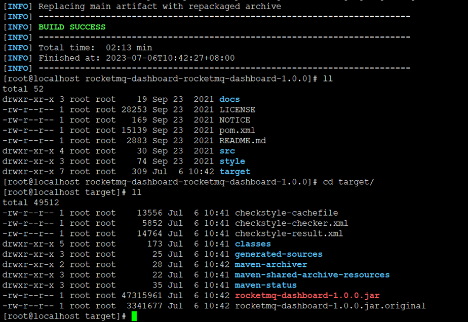 Centos 7.9安装RocketMQ-Dashboard并开启登录功能